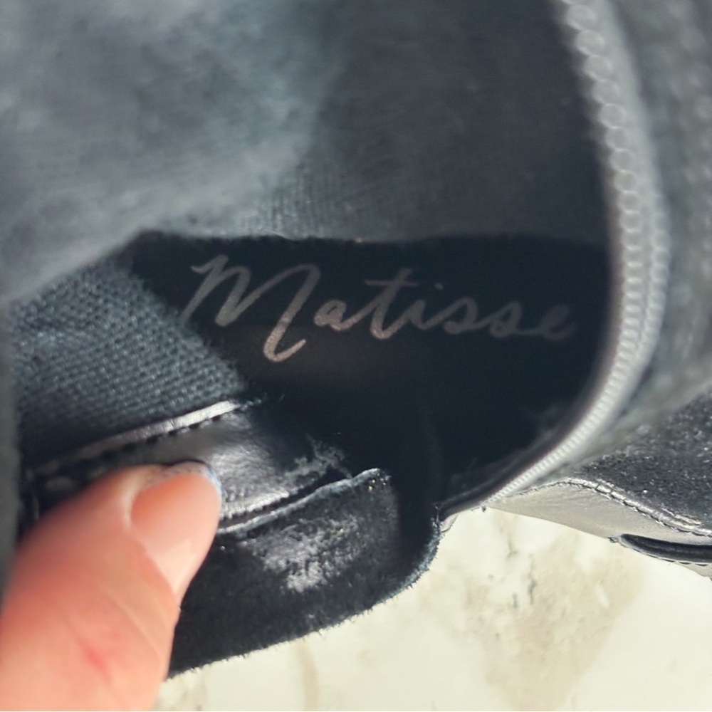 Matisse Lola Black Suede Over The Knee Boots Sz 6.5 - Picture 10 of 11